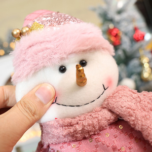 Long Leg Christmas Plush Doll Snowman Santa Claus Christmas Doll Standing Plush Toy for <b>Holiday</b> Winter Home Decoration - Product Image 3