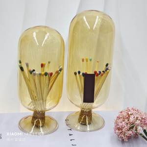 بيع بالجملة حجم مخصص في برطمان زجاجي لموقد الشموع والعصي المطابقة Cloche - Product Image 6