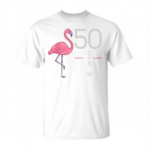 Camiseta de los 50 Años del Flamingo, Camiseta Promocional del 50 Aniversario del Flamingo - Product Image 2