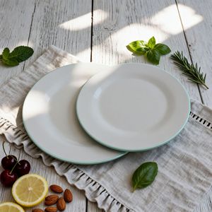 Thiết kế màu ngọc lam <span class=keywords><strong>melamine</strong></span> tấm tròn Bộ đồ ăn vỡ và dễ dàng để làm sạch bền và phong cách cho gia đình sử dụng ăn uống - Product Image 1