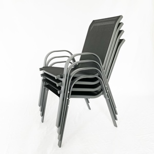 Uplion Phổ Biến Bán Nóng Ngoài Trời Gõ Xuống Ống Thép Khung Ghế Vườn Ghế Để Bán - Product Image 5