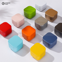 Vente en gros de boîtes en métal de 54*54*42 mm, 2 oz, 60 ml, petites boîtes de rangement vides, logo personnalisé, pour bonbons, aliments, cosmétiques, bougies, avec couvercles