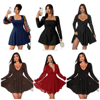 Nouvelle Robe d'été élégante et décontractée pour femme, grande taille, respirante, boutonnée et ample