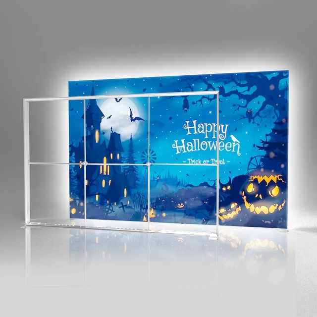 Lintel Halloween Segpro Light Box Fabric for Light Box for Advertising Trade Show Display Stand Poster Fabric Light Box