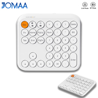 JOMAA Keypad Numerik Nirkabel Isi Ulang 2.4G+BT Dual-Mode Multi-Perangkat 36-Tombol untuk PC/Laptop/Tablet