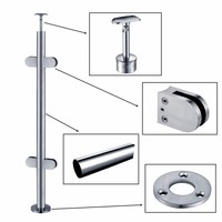 KD 55mm pince à verre balcon verre broche rampe pince