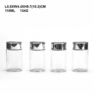 Thảo mộc và gia vị Jar 100ml Clip Top Hình bầu dục gia vị Jar - Product Image 2