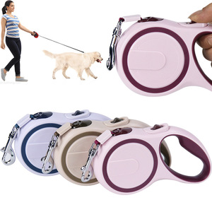 Nueva tendencia, 3M, 5M, correa de ruleta retráctil ajustable automática para mascotas, correas de tracción de entrenamiento para perros pequeños y grandes, correa para perros y gatos - Product Image 5