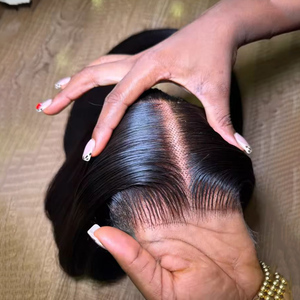 Parrucca di capelli umani vergini vietnamiti grezzi, lisci come seta, lunga 30 pollici, densità 250%, pre-strappata, senza colla, per donna - Product Image 2