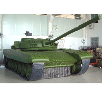 Avion char gonflable et voiture appât missile camouflage désert char gonflable panzer gonflable