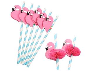 Uốn Cong Cocktail Uống Ống Hút Flamingo Trang Trí Cho Trang Trí Bàn Tiệc - Product Image 3