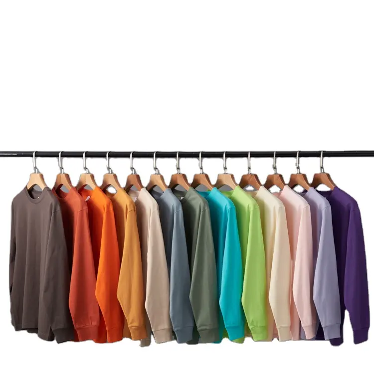 New Arrive men Cotton Plain T-Shirt long sleeve shirt blank t shirts custom printing multi color t-shirts