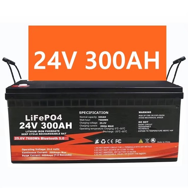Solar Battery Power System Lithium Ion Battery Pack 12V 100Ah 200Ah 300Ah Bms Lifepo4 Lithium Iron Phosphate Battery