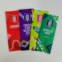 Sac en papier kraft biodégradable imprimé personnalisé sacs d'emballage de popsicle glacé sac de joint arrière en papier d'aluminium