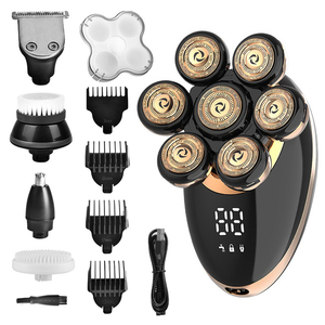 Afeitadora Eléctrica para Hombres Calvos, Afeitadora para Cabeza Calva IPX7, Afeitado en Seco y Húmedo, 7 Cabezales Flotantes para Máxima Comodidad, Kit de Aseo - Product Image 2