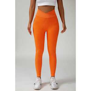 Logo personnalisé 4 pièces Yoga Fitness Sexy dos croisé soutien-gorge Shorts pantalons vêtements de sport de gymnastique séchage rapide femmes Gym Yoga ensemble - Product Image 1
