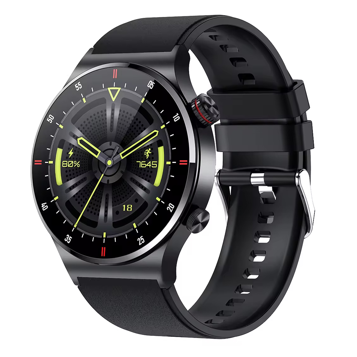 2026 QW33 1.28Inch Round Relojes Smartwatch NFC Pedometer Step Counter BT Calling Smart Talking Health Watch for Men