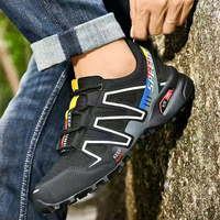 Chaussures de randonnée pour hommes, vente en gros personnalisée, antidérapantes, durables, respirantes, à lacets, pour sports de plein air