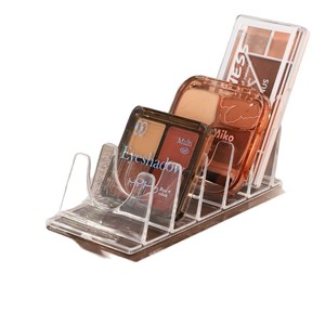 Palette de fards à paupières transparents, organisateur, support de rangement pour maquillage cosmétique, présentoir de bureau avec séparateurs en plastique transparent - Product Image 1