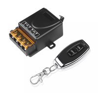 KAMPA Hot 433MHz Interrupteur à distance sans fil DC 12V 24V 30A 1CH Récepteur relais pour porte de garage/éclairage Émetteur 1000M
