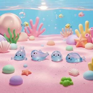 Figuras de Resina Luminosas que Brillan en la Oscuridad, Miniaturas de <span class=keywords><strong>Animales</strong></span> Marinos para Decoración de Acuarios, Accesorios para Micropaisajes - Product Image 2