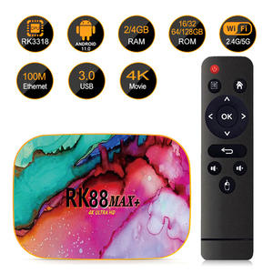 Leadcool RK3318 RK88 MAX Plus Smart TV Box Android 11.0 4GB 64GB RK3318 Wifi Dual BT 4.0 4K 1080P TV Box - Product Image 2