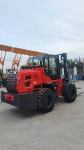 Carretillas elevadoras todoterreno hidráulicas CE EPA 3,5-10Ton 4X4 Motor de gasolina para todo terreno áspero nuevo para la venta - Product Image 3