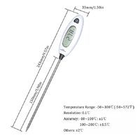 GM1311 termometer makanan Digital, LCD tipe-pena termometer dapur baca instan untuk daging susu makanan cair memasak memanggang