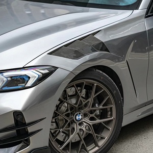 WRAPMASTER 1,52*17m PET brillante rascacielos gris autoadhesivo automotriz película para envolver vehículos envoltura de Color para coche - Product Image 4