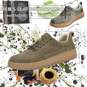 Nouveaux modèles de chaussures pour hommes en cuir, grandes tailles 47 48, plates, à lacets, formelles, décontractées, classiques, type baskets, avec soutien de la voûte plantaire et amorti, à prix bas et de haute qualité - Product Image 2