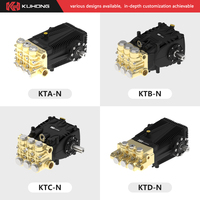 Nettoyeur haute pression KUHONG KTB-N 41KW 3050PSI à haute efficacité, pompe à piston triplex OEM pour machine de lavage de voitures 220V 1000RPM