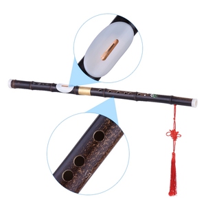 Bambou noir naturel détachable Bawu Ba Wu flûte transversale tuyau Instrument de musique en clé G pour les mélomanes débutants cadeau - Product Image 6