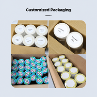 Rouleaux d'étiquettes en papier thermique direct, sensibles à la chaleur, écologiques, adhésives, pour imprimantes de codes-barres, tailles personnalisables, auto-adhésives
