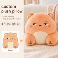 Oso de Peluche Personalizado con Peso, Juguete de Peluche de Oso Marrón, Almohada de Peluche, Regalos para Niños y Niñas