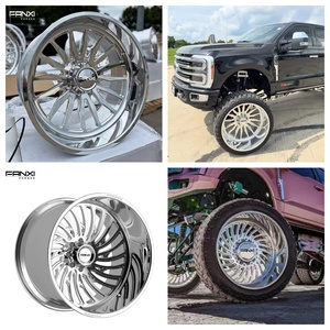 ล้อรถบรรทุกขนาดใหญ่ FANXI ผลิตในจีน ขอบ 24x14 โครเมียม/ขัดเงา 6x139.7 8x165.1 8x170 8x180 5x135 5x5.5 ขนาด 20 22 นิ้ว - Product Image 5