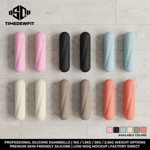 Haltères en silicone personnalisables avec logo, 1 kg et 2 kg, <span class=keywords><strong>pour</strong></span> femmes, vente en gros de <span class=keywords><strong>poids</strong></span> esthétiques <span class=keywords><strong>pour</strong></span> la musculation et le Pilates - Product Image 3