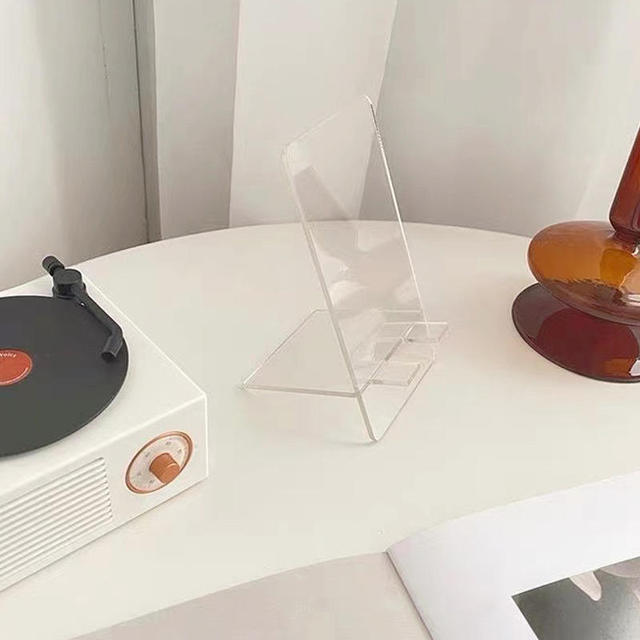 Portable Clear Acrylic Mobile Phone Cellphone Display Rack Holder Stands for Desk