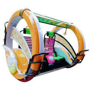 Voiture rotative à batterie d'angle Happy Leba Machine de jeu d'amusement 360 Voiture à bascule électrique pour aire de jeux pour enfants - Product Image 1