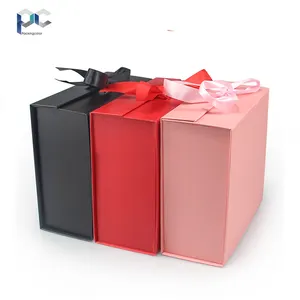 Sıcak satış manyetik hediye kutusu altın sıcak damga büyük boy sevimli hediye özel logolu kutu için benzersiz hediye kutuları