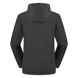 Best Selling Custom Hiking Jacket Uniform Waterproof Windproof Windbreaker With Logo Polyester Softshell Jacket For Men