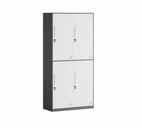 Casier métallique en acier avec serrure pour bureau, maison, école, salle de sport