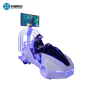 Simulator balap mobil cahaya VR, 9dvr simulator balap mengemudi harga pabrik mesin arcade taman hiburan