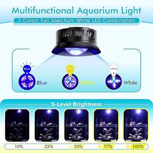 Hygger 30 Watts LED Lumière Dimmable Full Marine LED Fish Light Saltwater <span class=keywords><strong>Nano</strong></span> LPS SPS Lighting - Product Image 4