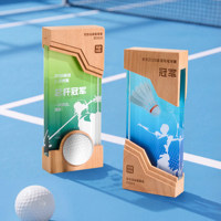 Trophée universel en cristal artificiel gravé au laser, personnalisé pour les compétitions sportives de football, golf, tennis, athlétisme et les prix des ligues