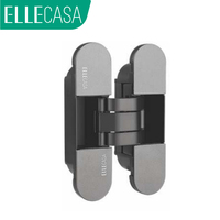 ELLECASA Charnière plate moderne 3D réglable en alliage de zinc, accessoires de quincaillerie pour meubles, angle d'ouverture 180° pour la maison et le bureau