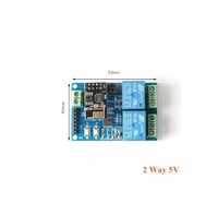 Módulo de relé inalámbrico ESP8266 ESP-01, 5V, 12V, 1, 2 y 4 vías, WiFi, para casa inteligente