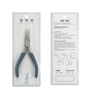 <span class=keywords><strong>Pince</strong></span> <span class=keywords><strong>à</strong></span> bijoux miniature en acier faite <span class=keywords><strong>à</strong></span> la main, 5 pouces, acier au chrome-vanadium, acier inoxydable, bouche pointue, coupe argent - Product Image 5