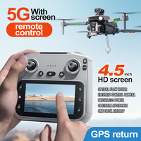 Nouveau Drone RC K19 MAX GPS 2025 avec Caméra HD 4K, FPV, Moteur Brushless, Évitement d'Obstacles, Télécommande avec Écran, Quadricoptère RC Pliable