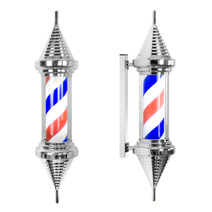 Poste de <span class=keywords><strong>luz</strong></span> Led para barbería, resistente al agua y al polvo, giratorio, montado en la pared, peluquería, tienda de peluquería - Product Image 3