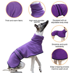 Venta al por mayor de invierno esponjoso estiramiento Polarfleece personalizado a prueba de viento cálido polar Whippet perro <span class=keywords><strong>ropa</strong></span> Jumper italiano <span class=keywords><strong>galgo</strong></span> <span class=keywords><strong>ropa</strong></span> - Product Image 3